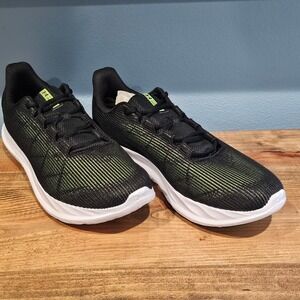 Under Armour Mens Charged Speed Swift Running Shoes Black Neon Green 3026999 005